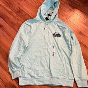 Quiksilver Aqua Hoodie with Logo